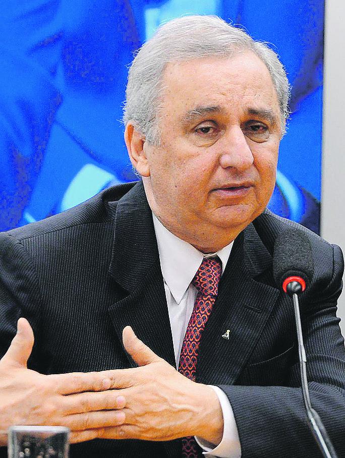 Bumlai durante depoimento à CPI do BNDES, na Câmara Federal (Cedoc/RAC)
