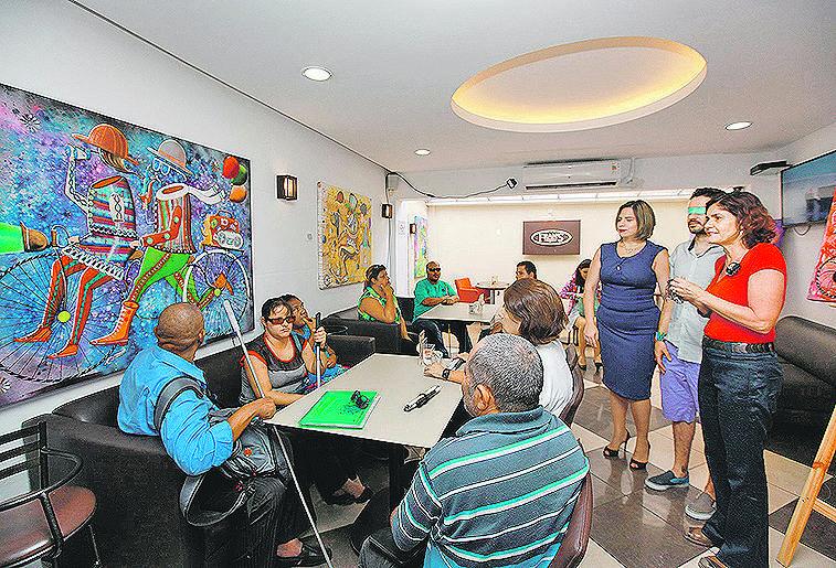 Exposição com audiodescrição para deficientes visuais é uma das atividades que serão realizadas em vários locais da cidade até dia 30  (PMC/Divulgação)