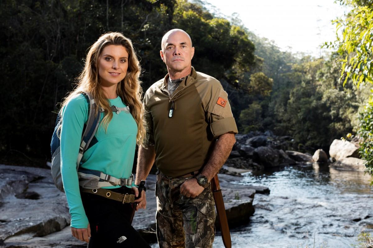 o Coronel Leite e a médica Karina Oliani comandam a nova série do Discovery, "Desafio Celebridades", que teve sua data de estreia confirmada para 23 de outubro (Divulgação)