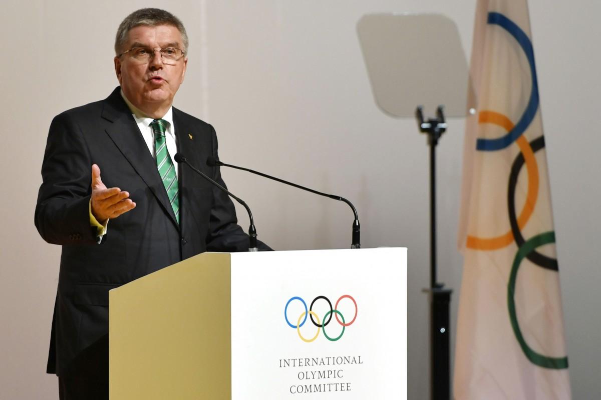 Thomas Bach, presidente do COI, disse que o pacote de esportes foi aprovado por unanimidade (Fabrice Coffrini/France Press)