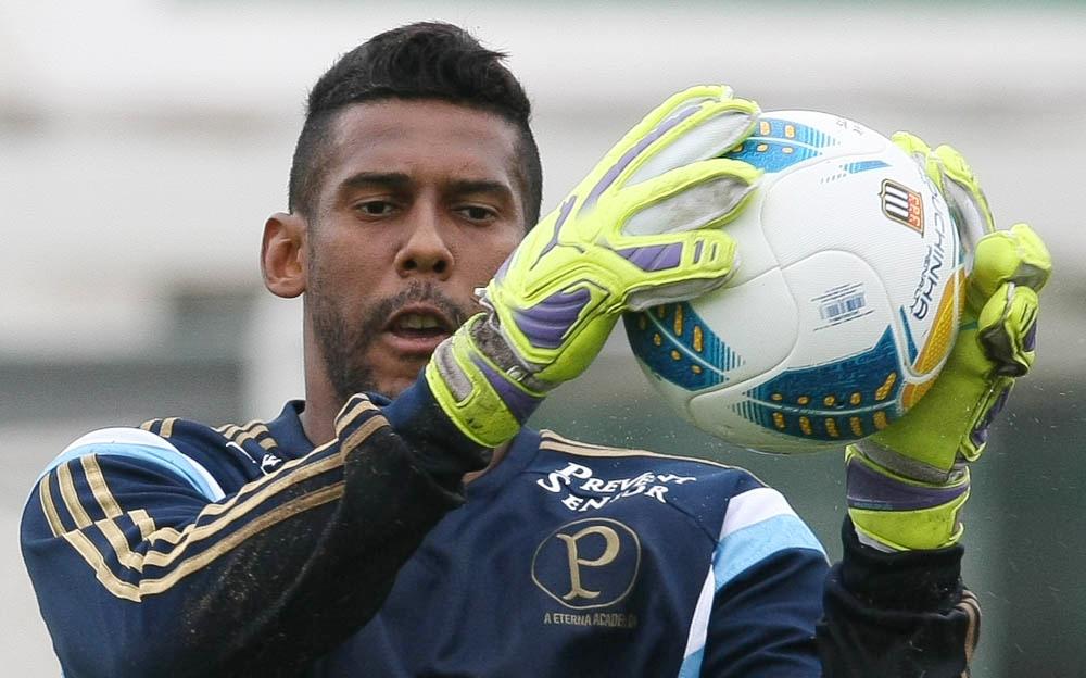 Criado na base pontepretana, Aranha jogou de 2000 até 2009 como profissional e quase sempre como titular (Cesar Greco/Ag. Palmeiras/Divulgação)