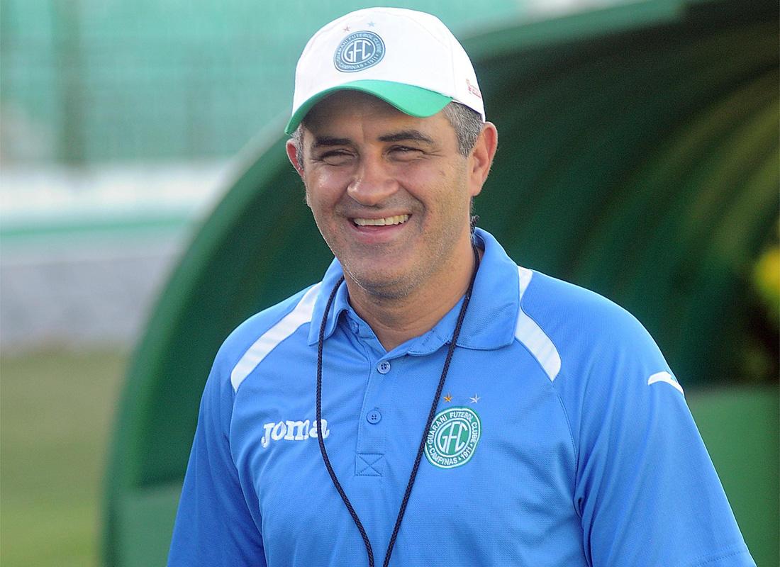 Marcelo Chamusca pode mudar a escalação do Guarani para o duelo com o Botafogo (Carlos Sousa Ramos/AAN)