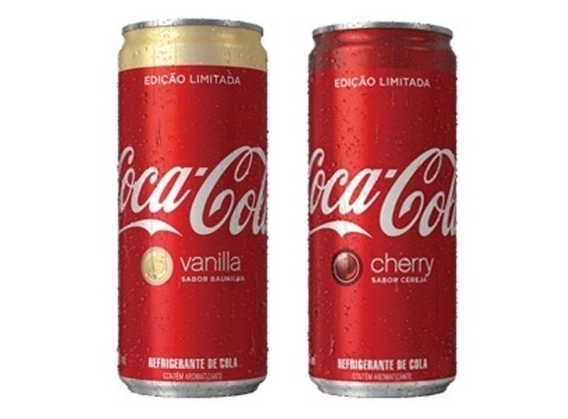 A Coca-Cola de cereja já chegou a ser comercializada no Brasil nos anos 90, mas a chegada da baunilha é inédita (Divulgação)
