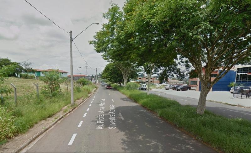 Avenida onde ocorreu o acidente (Google Earth)