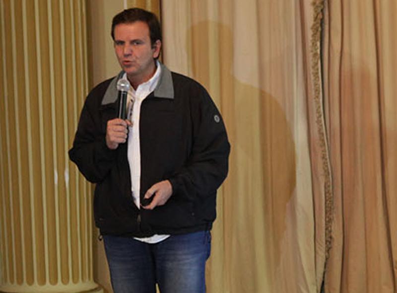Paes voltou a falar do assunto na inauguração do Túnel Prefeito Marcello Alencar, entre a zona portuária e o início da pista sentido zona sul do Aterro do Flamengo (Ricardo Cassiano/ PCRJ)