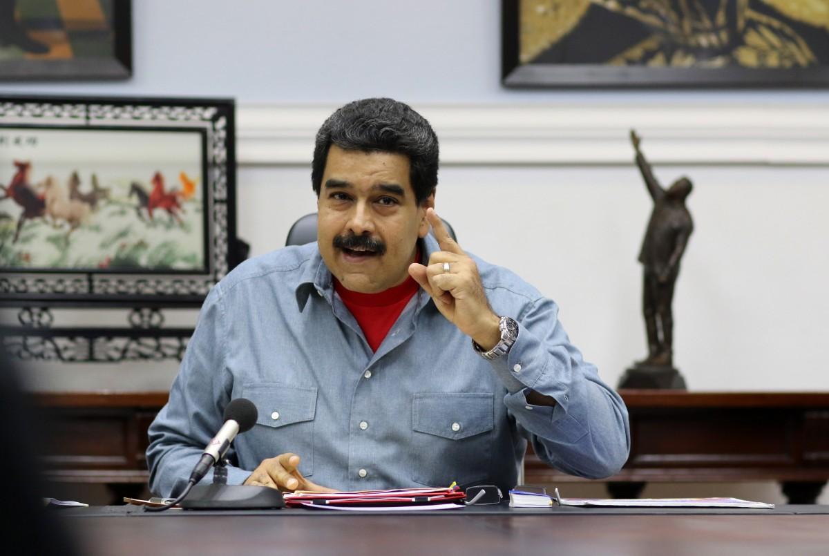 Maduro chama para consultas embaixador da Venezuela em Brasília (MARCELO GARCIA / PRESIDENCIA VENEZUELA / AFP)