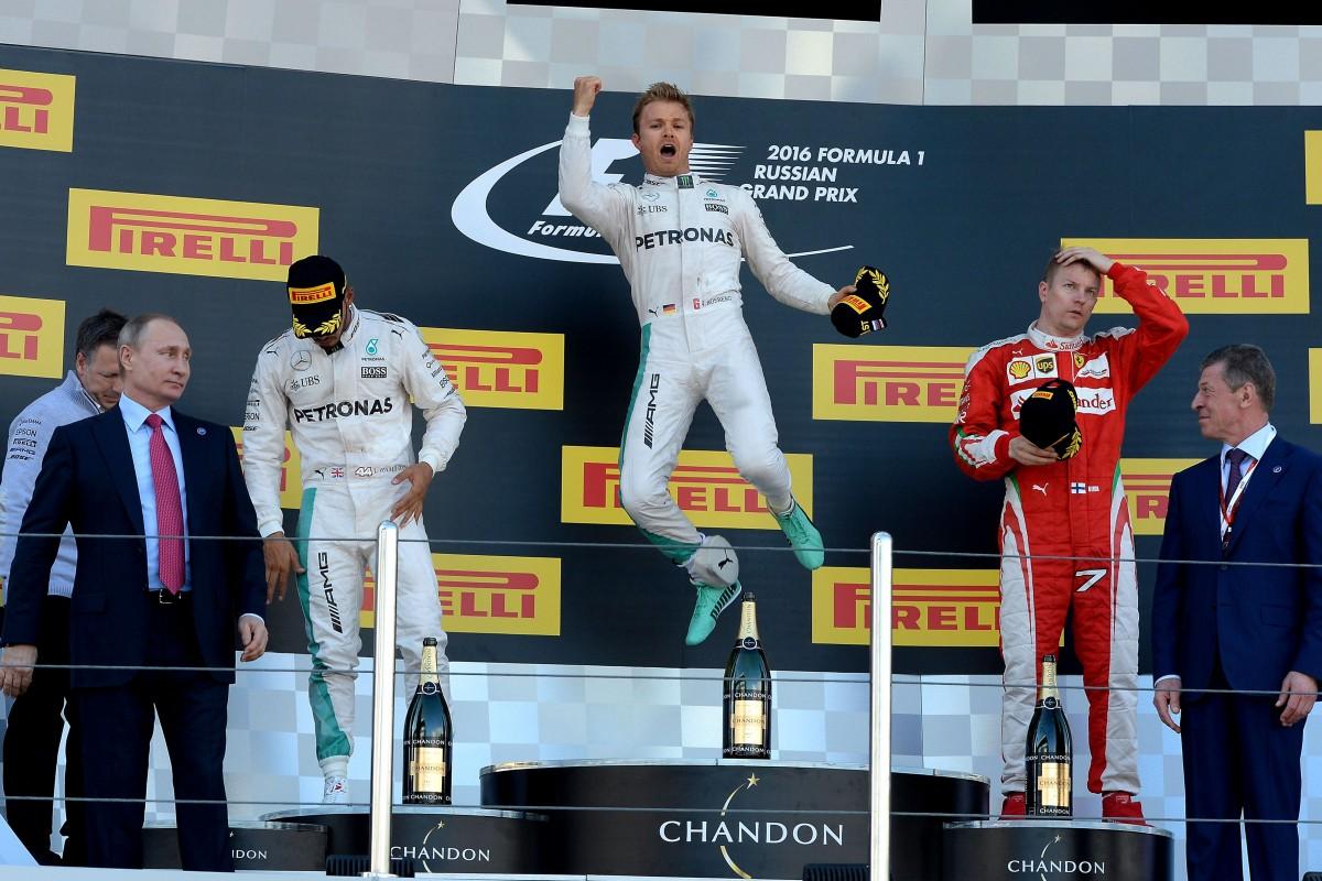 Nico Rosberg comemora vitória do GP disputado no Circuito de Sochi (Divulgação)