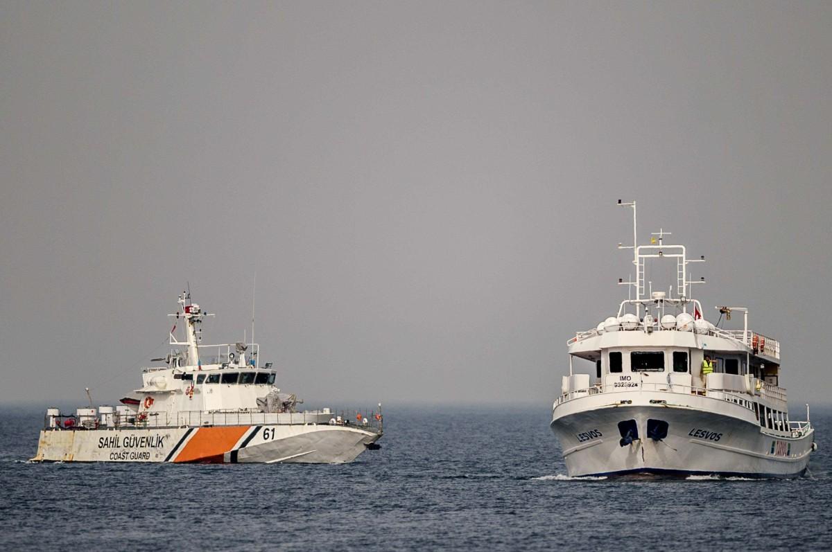 As autoridades gregas informaram que dois barcos levaram 124 imigrantes de volta à Turquia (Ozan Kose/France Press)