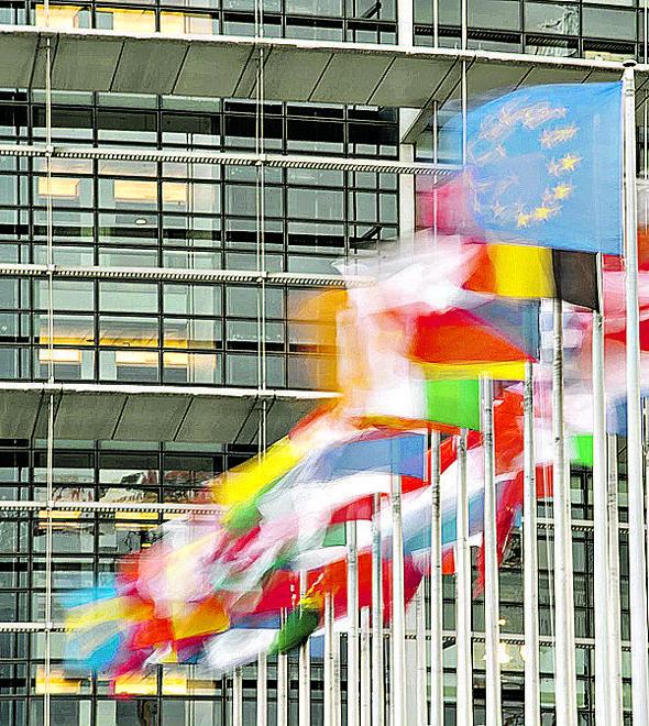 Sede do Parlamento Europeu em Estrasburgo, França: preocupação (Sebastien Bozon/AFP)
