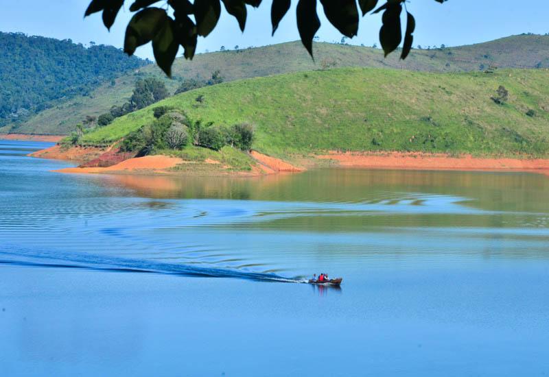 Represa do Jaguari, uma das que integram o Sistema Cantareira (NILTON CARDIN/AE)