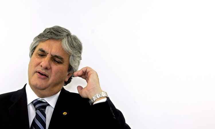 Delcídio deixou a prisão em 19 de fevereiro, após ter ficado quase três meses na cadeia acusado de tentar obstruir as investigações da Operação Lava Jato (EVARISTO SA/AFP)