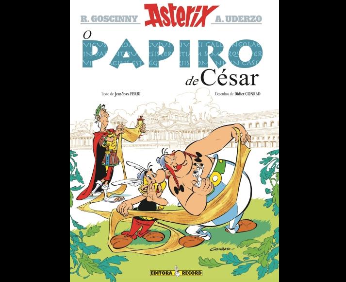 De Paris a Barcelona, de Berlim a Cidade do Cabo ou Rio de Janeiro, o novo almanaque de Asterix já se encontra disponível em livrarias (Divulgação)