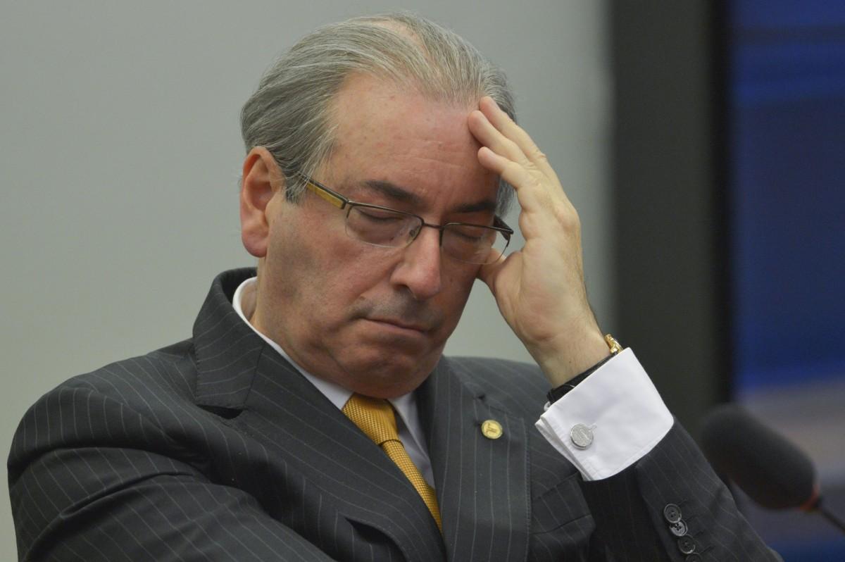 O parlamentar cassado foi transferido para a capital federal em setembro para ser interrogado sobre supostos desvios na Caixa Econômica Federal (José Cruz/Agência Brasil)
