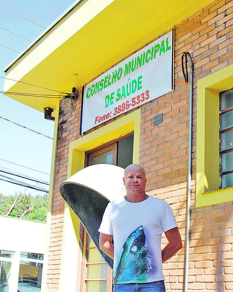 Eleandro Andrade Lima denuncia que oito ambulâncias estão paradas (Thomaz Marostegan/Especial para AAN)