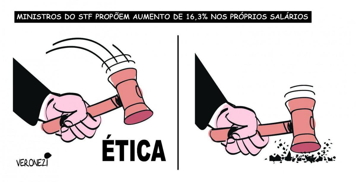 Charge de quinta-feira (Veronezi)