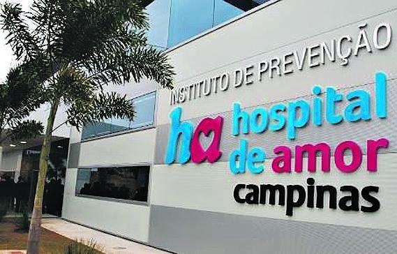 Unidade de Campinas do Hospital de Amor, que trata e faz prevenção (Divulgação)