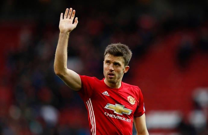O capitão do Manchester United, Michael Carrick, de 36 anos, confirmou nesta segunda-feira que se aposentará ao final da temporada (AFP)
