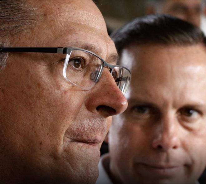 Neste domingo, 18, a ausência do governador na festa da vitória do prefeito provocou mal-estar entre aliados de Doria (Divulgação)