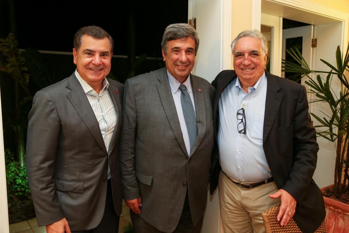 Juan Quirós, Wilson Pollara e Carmino Antonio De Souza (Guilherme Gongra/AAN)
