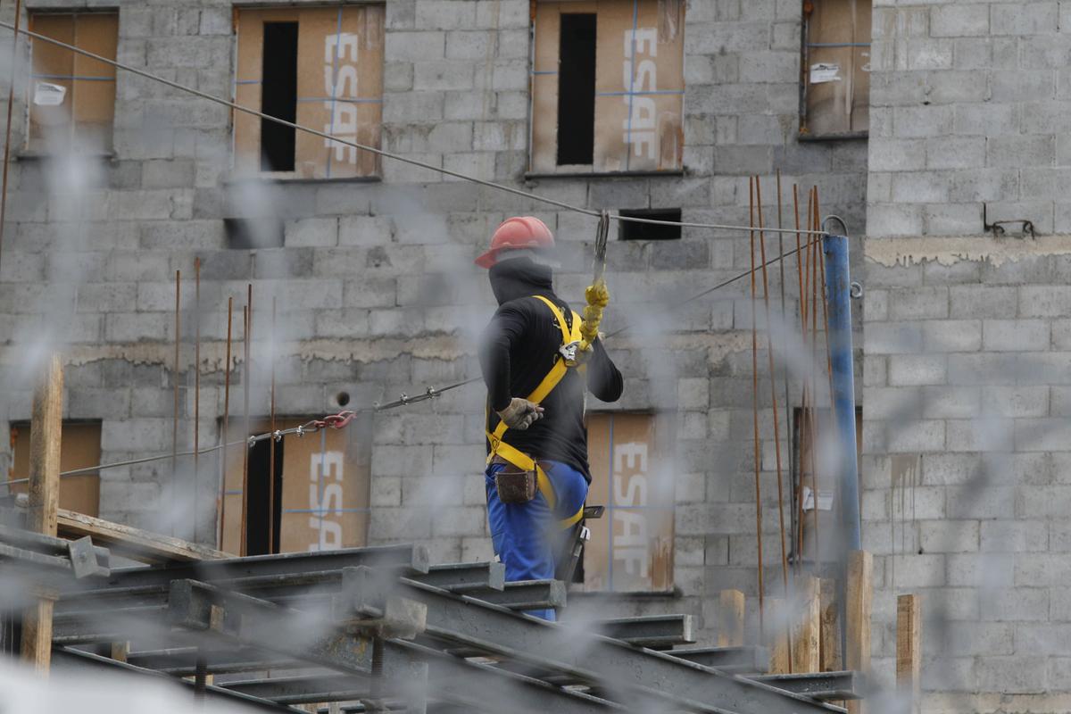 A maioria dos acidentes está relacionada ao setor de construção civil (Ricardo Lima)