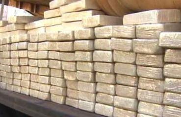 Os 283 kg de pasta-base de cocaína serão incinerados pela Polícia Federal (Divulgação)