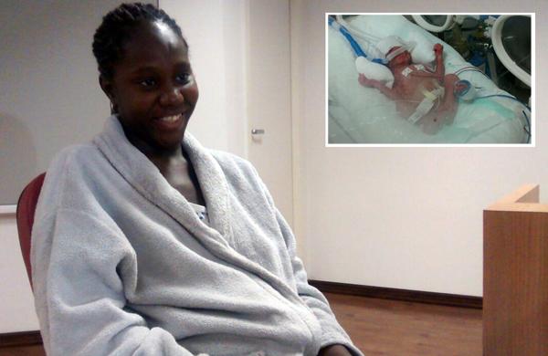 A m&atilde;e, Miriam Lopes, est&aacute; bem, mas ainda est&aacute; no hospital; beb&ecirc;s est&atilde;o internadas na UTI neonatal (Sarah Brito)