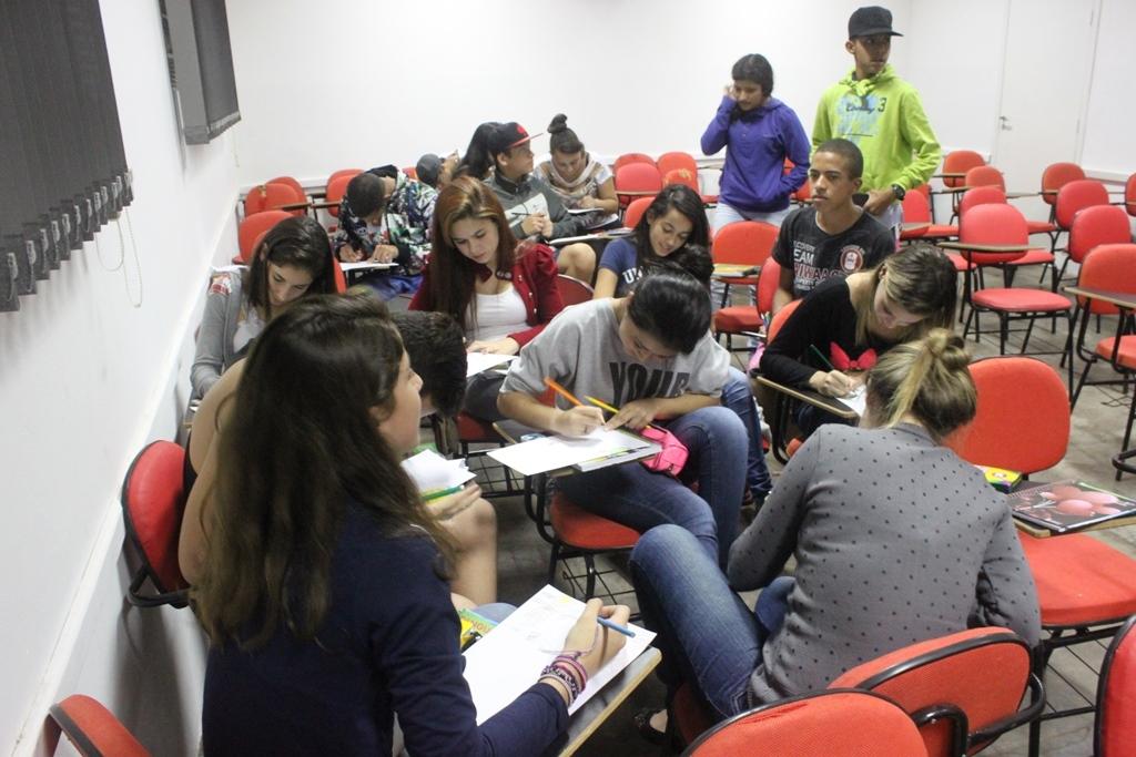 Os desenhos foram feitos na aula da Semana do Meio Ambiente (  Divulgação)