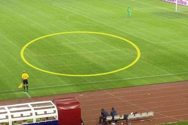 Desenho foi visto em est&aacute;dio croata durante a partida contra a It&aacute;lia  (Reprodução)