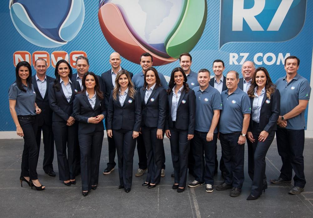 Equipe do Pan da TV Record (Edu Moraes/Record)