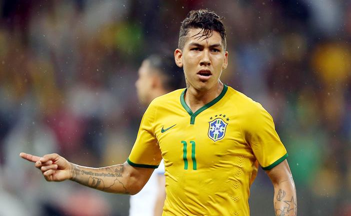 Roberto Firmino foi o autor do &uacute;nico gol da fraca partida entre Brasil e Honduras, no Beira-Rio, em Porto Alegre (France Press)