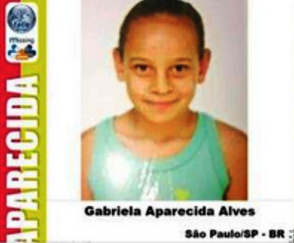 Gabriela Aparecida Alves est&aacute; desaparecida desde o dia 28 de maio ( Reprodução)