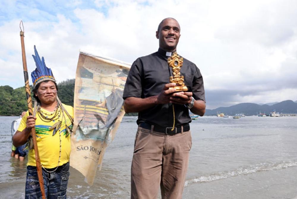 Anchieta se tornou santo no dia 3 de abril do ano passado, depois de um processo que durou 417 anos (  Divulgação)