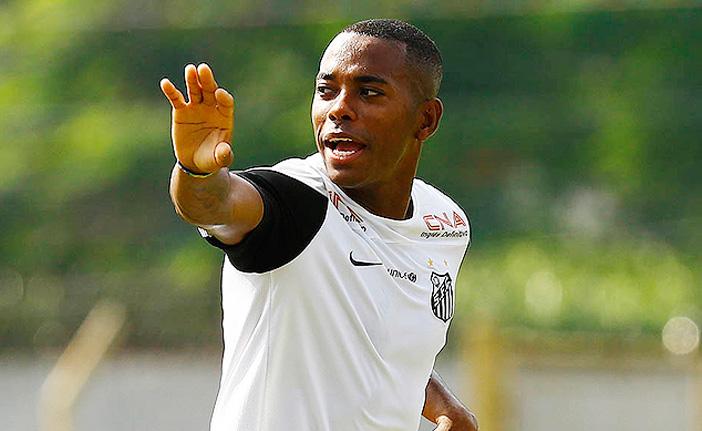 Robinho j&aacute; est&aacute; pensando no cl&aacute;ssico contra o S&atilde;o Paulo ( Divulgação/ Agência Brasil)