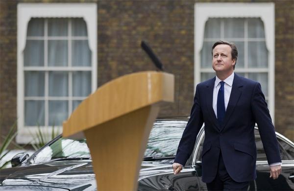 Primeiro Ministro britânico, David Cameron inicia campanha eleitoral na Inglaterra (France Press)