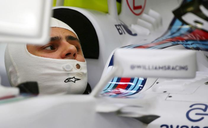 Felipe Massa espera que sua Williams melhore no treino de s&aacute;bado (18), que vai definir o grid de largada do GP do Bahrein (France Press)