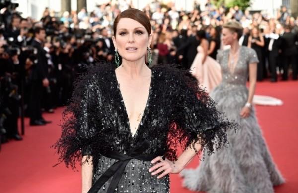 A atriz americana Julianne Moore abriu o 68&ordm; Festival de Cannes, nesta quarta-feira (13) (France Press)
