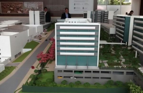 Maquete do Royal Campinas - Convention Business & Hotels: obra deverá ser entregue no início de 2018 (Adriana Leite/AAN)