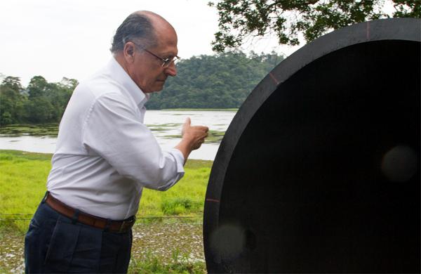Alckmin d&aacute; in&iacute;cio &aacute;s obras de interliga&ccedil;&atilde;o dos sistemas Rio Grande e Alto Tiet&ecirc; ( Divulgação/Governo do Estado de São Paulo)