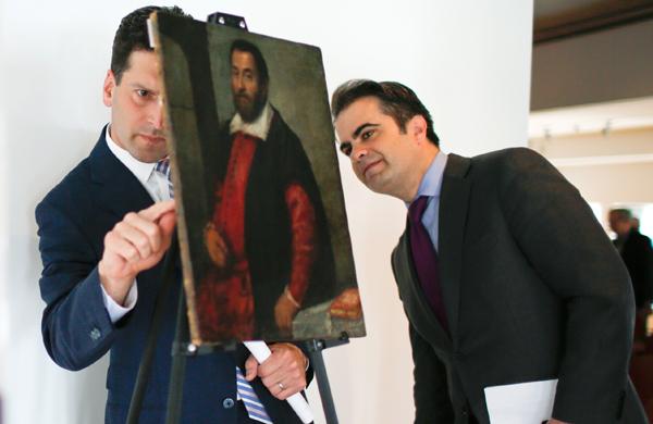 O an&uacute;ncio da restitui&ccedil;&atilde;o da pintura ocorreu em uma cerim&ocirc;nia no Museu do Patrim&ocirc;nio Judeu de Nova York.r

 (Eduardo Munoz Alvarez)