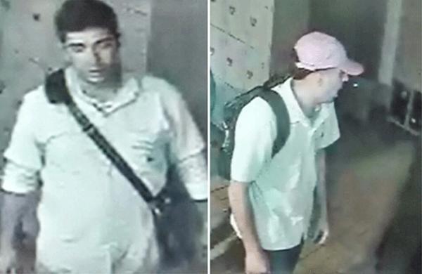 As c&acirc;meras de seguran&ccedil;a do bar gravaram as imagens doa dois bandidos no momento do roubo, que est&atilde;o sendo usadas pela pol&iacute;cia ( Reprodução)