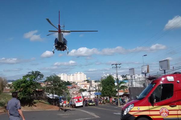  A v&iacute;tima foi socorrida pelo Samu, no local, e transportada pelo &Aacute;guia ao Hospital de Cl&iacute;nicas (HC) da Unicamp (Alenita Ramirez/ AAN)