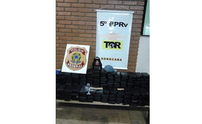 Droga estava em um barraco ( Divulgação)