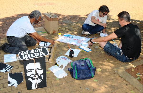 Protesto contra fechamento de oficina cultural em Campinas ( Elcio Alves)