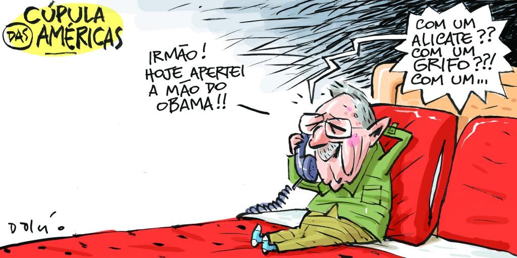C&uacute;pula das Am&eacute;ricas &eacute; tema da charde deste domingo (Dalcio Machado)