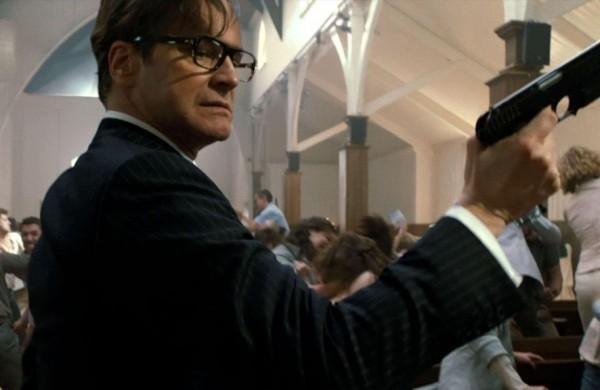 Colin Firth em cena do filme 'Kingsman: Servi&ccedil;o Secreto', com dire&ccedil;&atilde;o de Matthew Vaughn ( Divulgação)