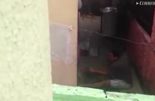 V&iacute;deo mostra Rodolfo Silva Thomazini espancando o pr&oacute;prio cachorro  (Guilherme Gonçalves)