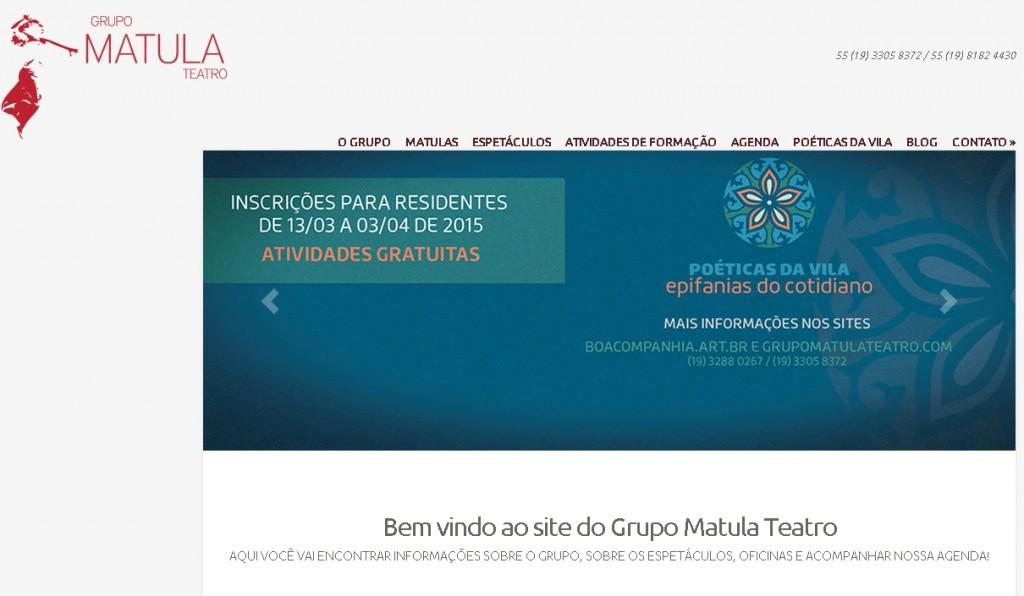 Grupo Matula Teatro tem vagas para artistas residentes ( Reprodução)