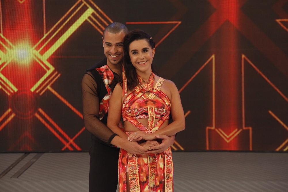(Luc&eacute;lia Santos e Renato Z&oacute;ia no 'Dan&ccedil;a dos Famosos' 2014 (Arthur Seixas/Globo)