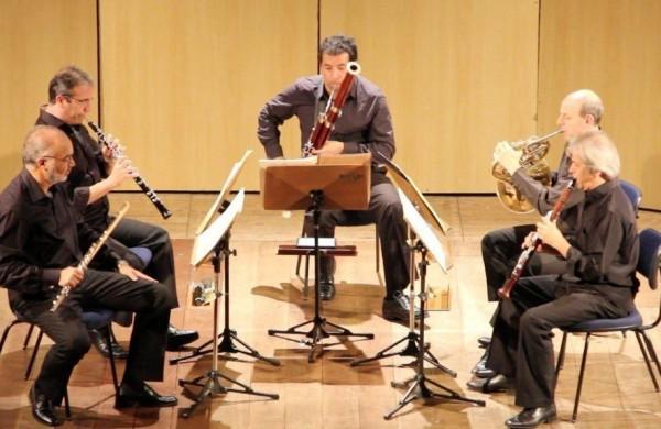 Integrantes do grupo camer&iacute;stico Quinteto de Sopros de S&atilde;o Paulo  ( Divulgação)