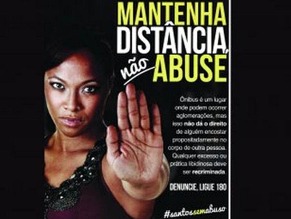 Cartaz da campanha contra o abuso sexual ( Reprodução)